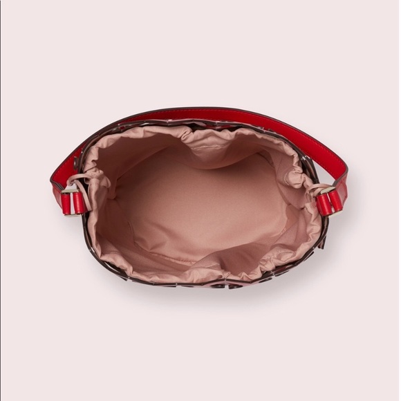 Kate Spade red Dorie Spade bucket bag - Picture 3 of 7